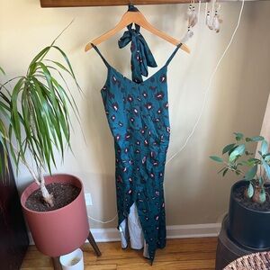 NWT Amasoo Leopard Prink Midi Dress